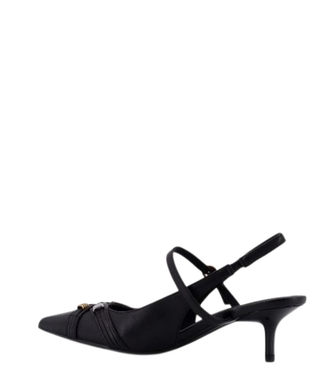 PINKO Черные кожаные туфли, фото 2