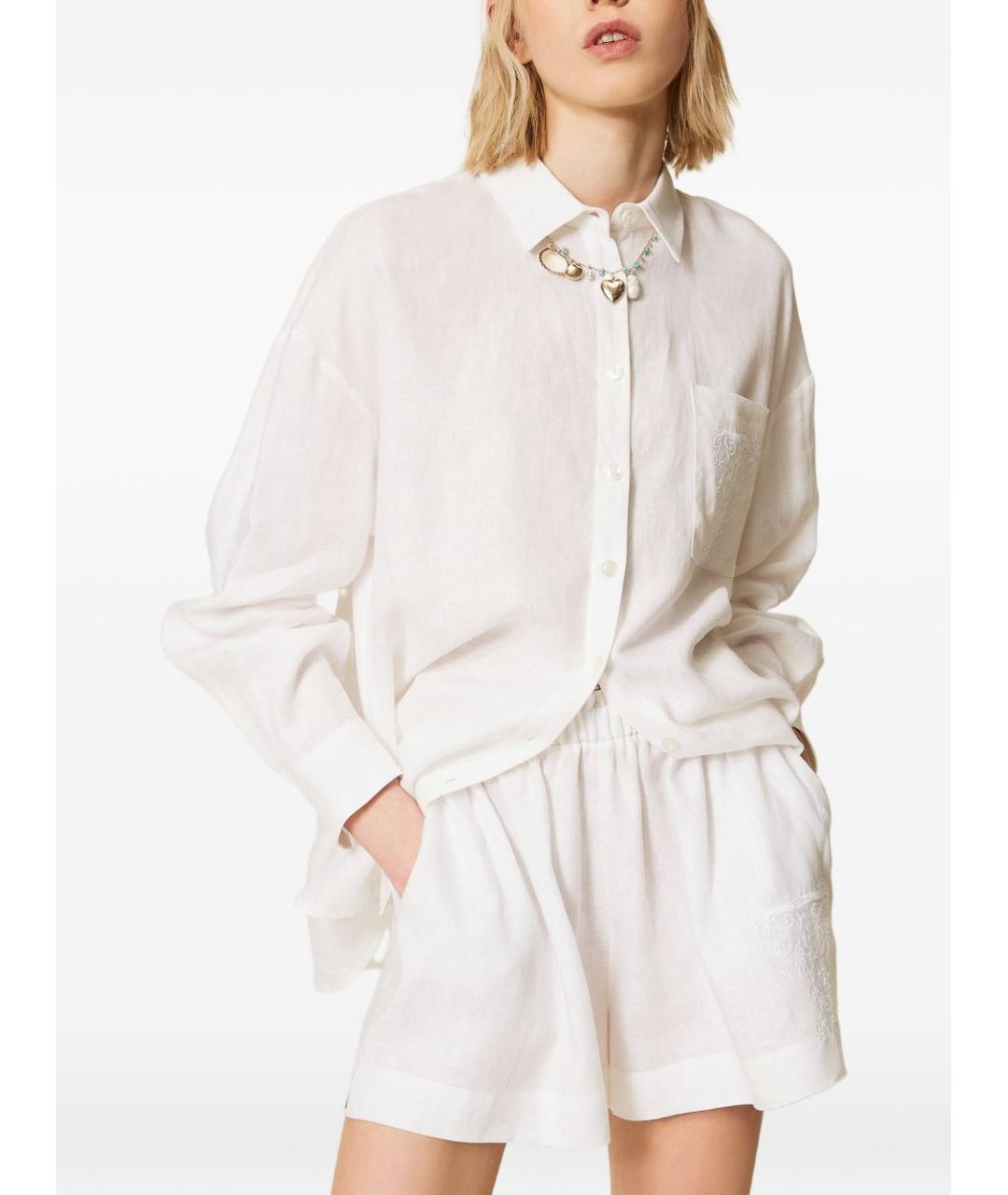 TWIN-SET Белые шорты, фото 2