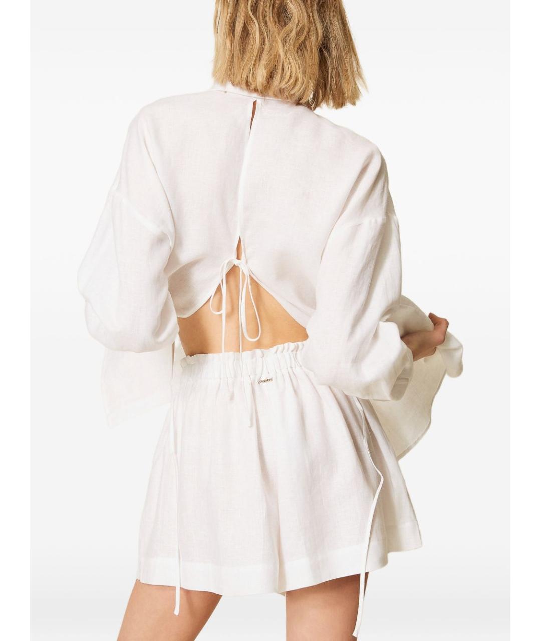 TWIN-SET Белые шорты, фото 5