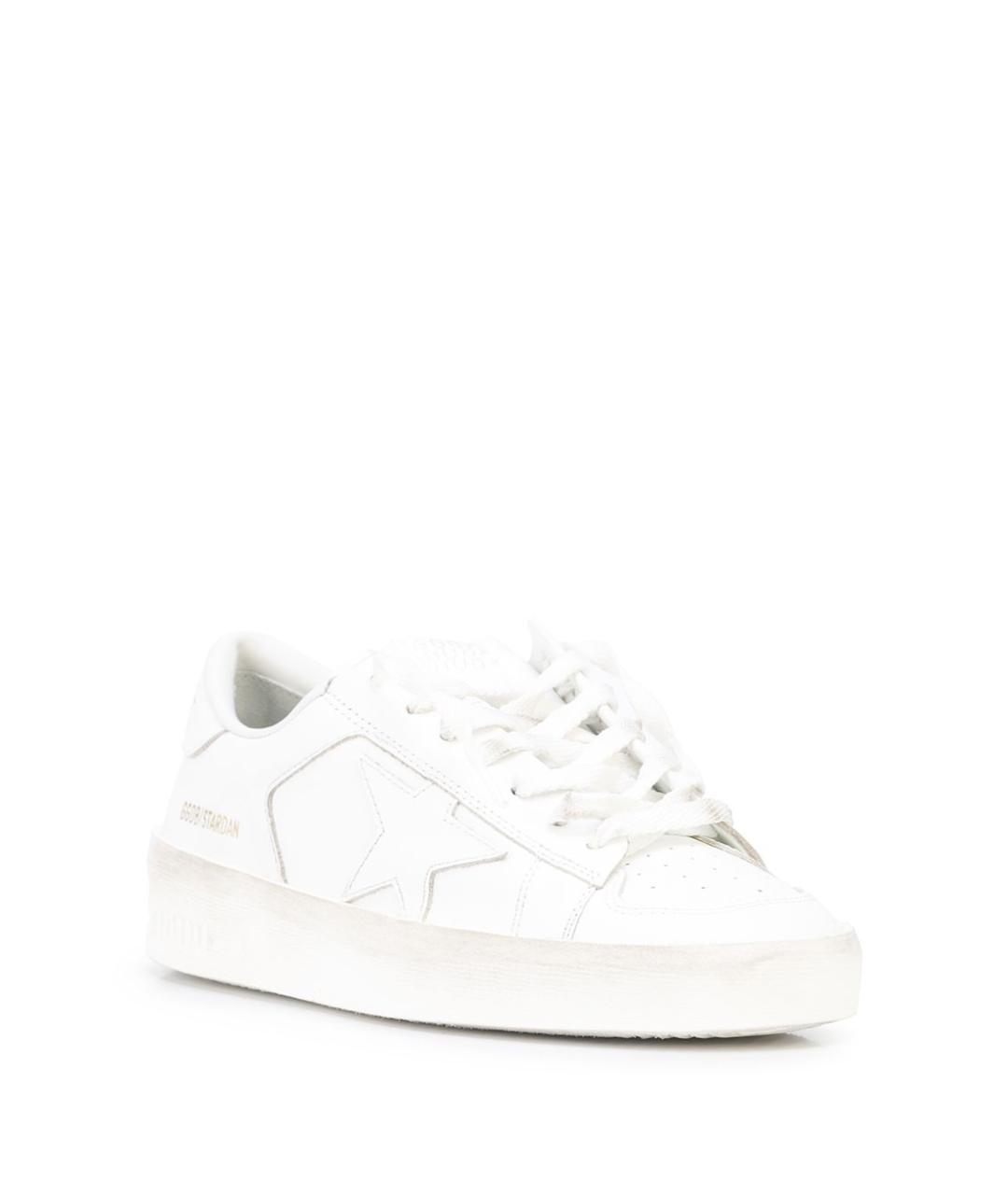 GOLDEN GOOSE DELUXE BRAND Белые кожаные кеды, фото 2