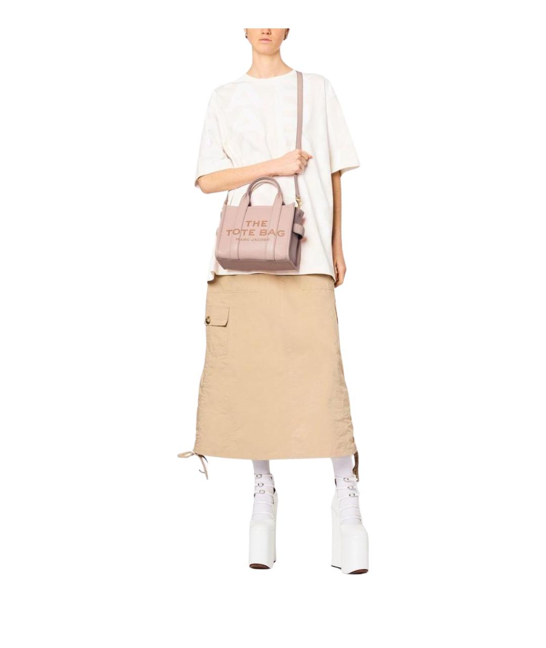 MARC JACOBS Розовая кожаная сумка через плечо, фото 6