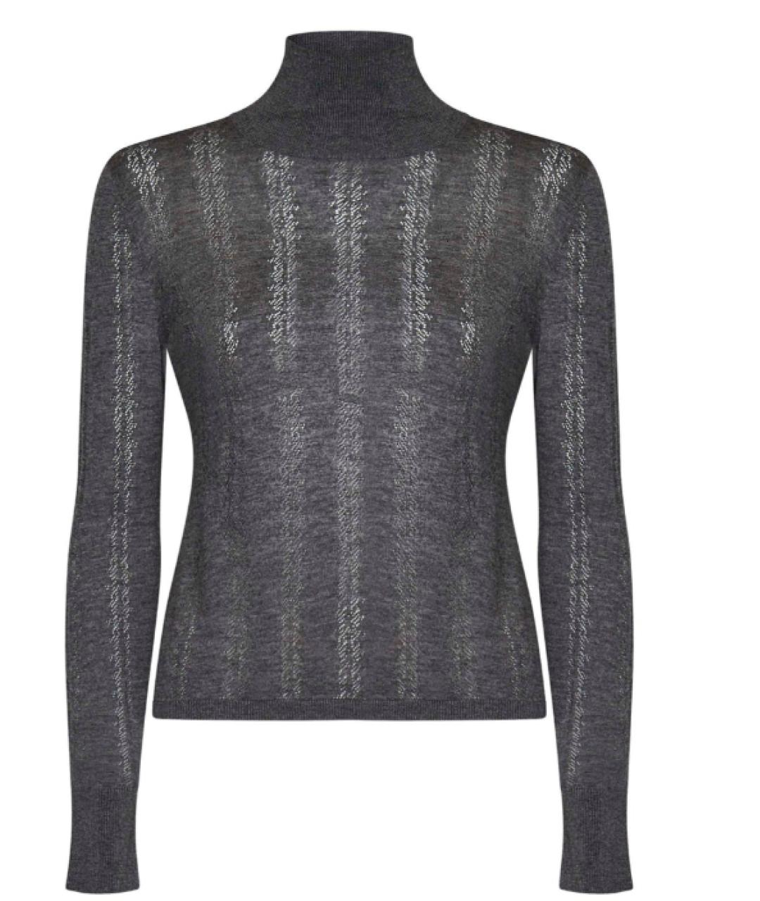 MAX MARA STUDIO Серый джемпер / свитер, фото 1