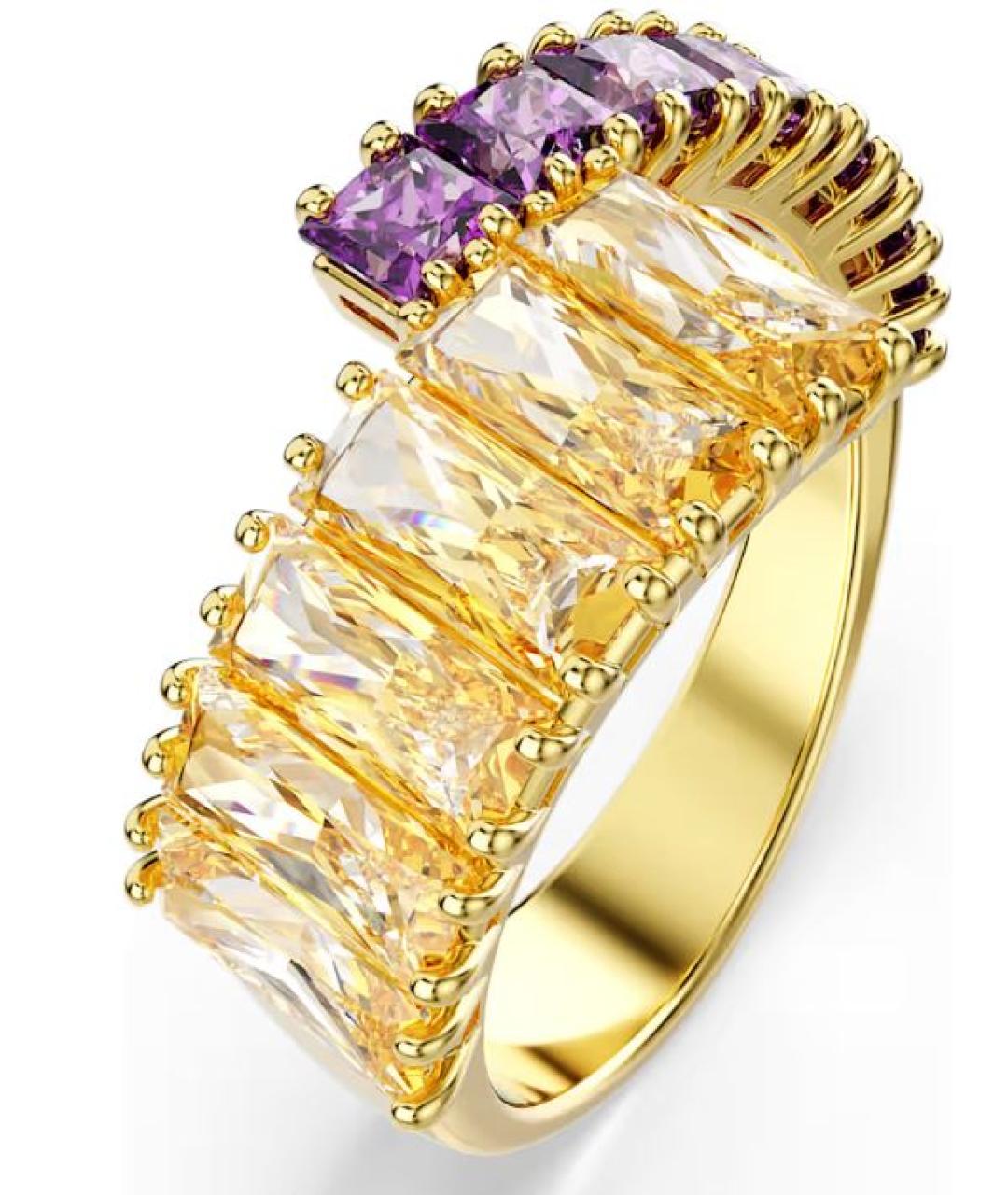 SWAROVSKI Золотое металлическое кольцо, фото 2