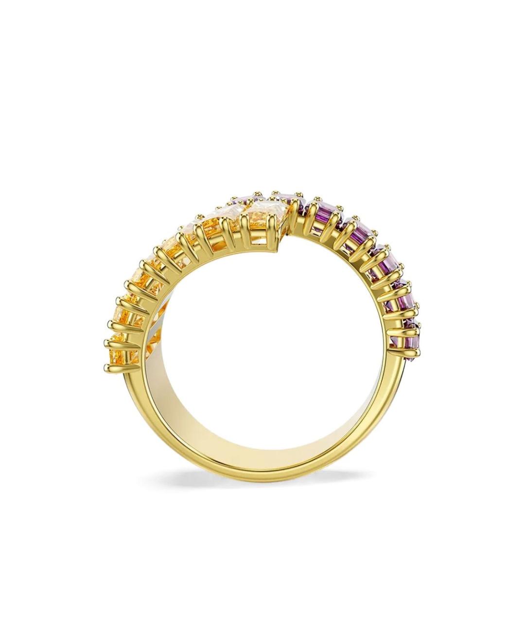 SWAROVSKI Золотое металлическое кольцо, фото 3