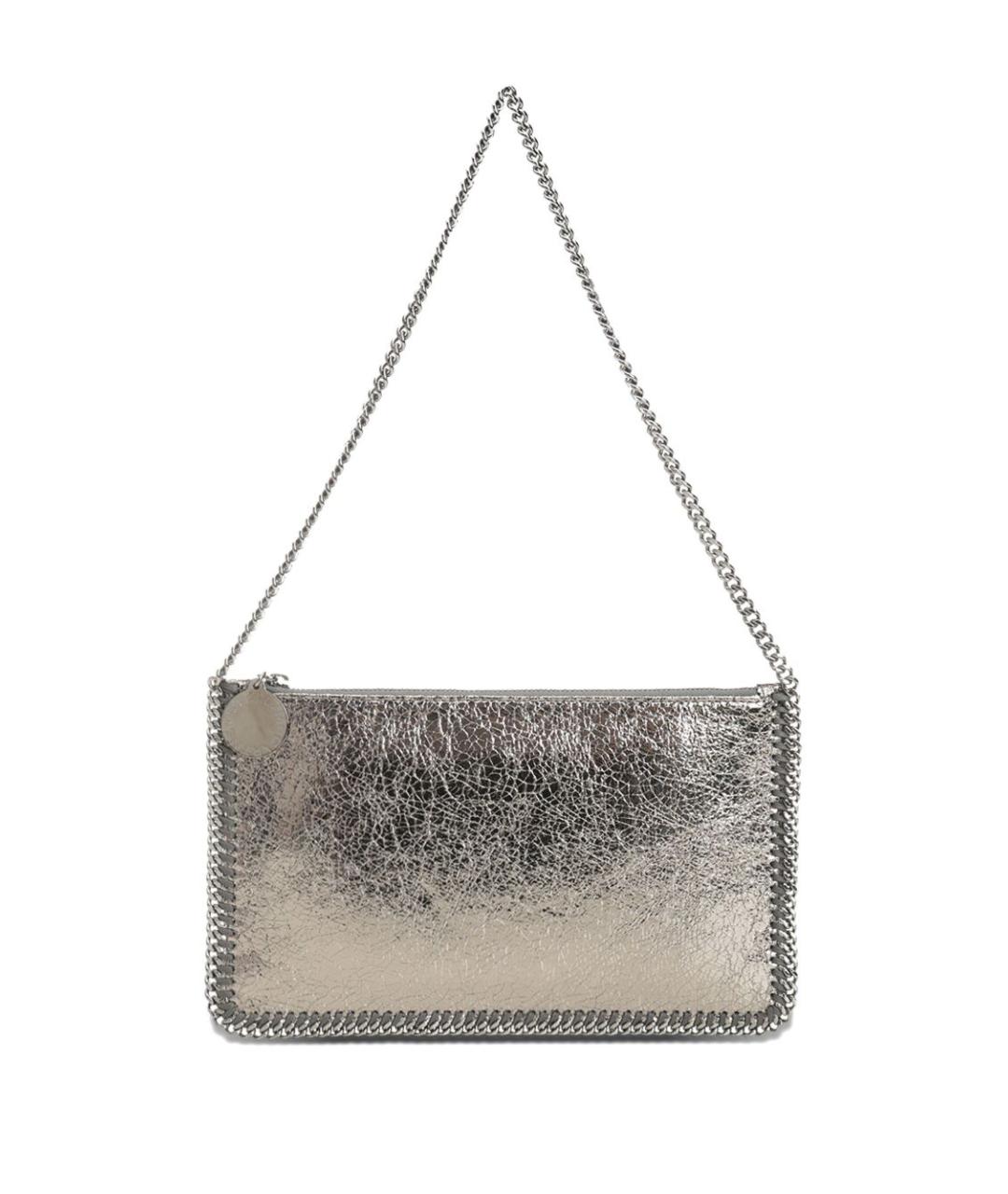 STELLA MCCARTNEY Серебряная сумка через плечо из искусственной кожи, фото 1
