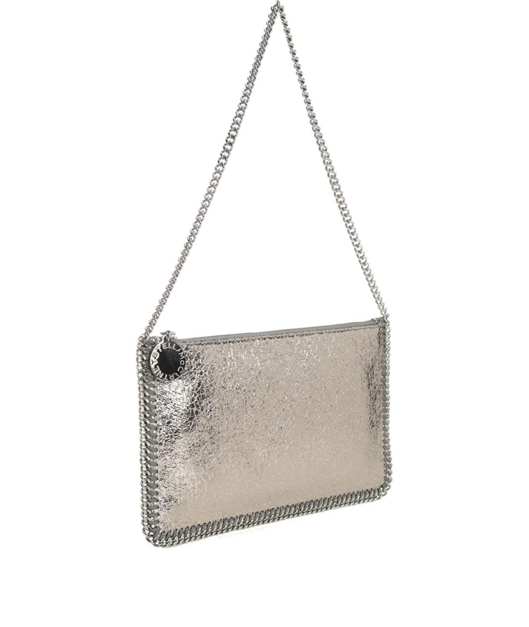 STELLA MCCARTNEY Серебряная сумка через плечо из искусственной кожи, фото 3