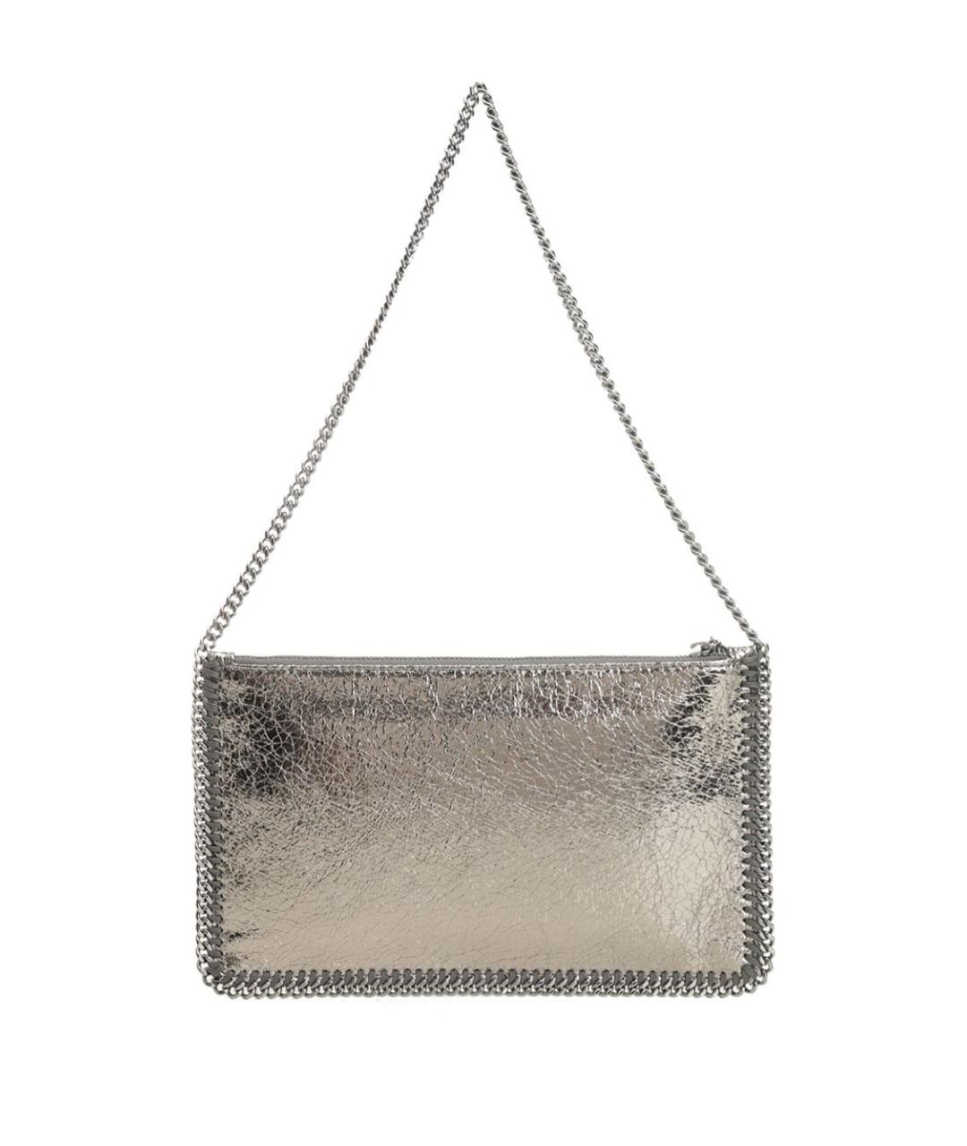 STELLA MCCARTNEY Серебряная сумка через плечо из искусственной кожи, фото 4
