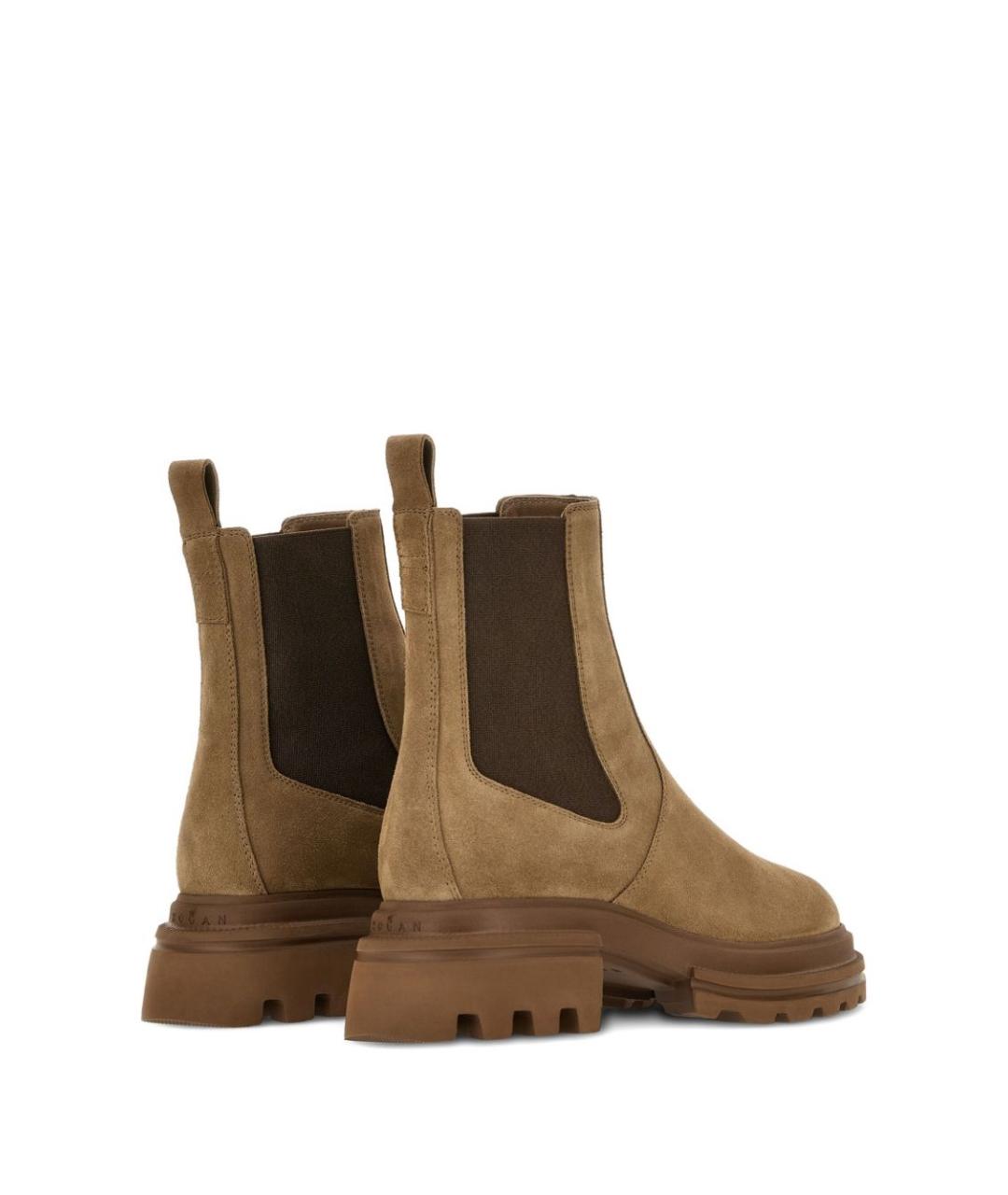 HOGAN Коричневые замшевые ботинки, фото 4