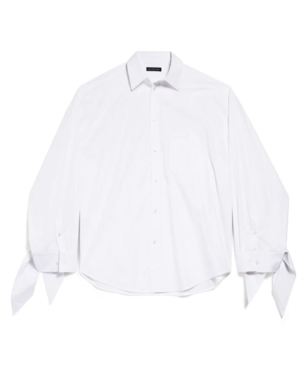 BALENCIAGA Белая хлопковая рубашка, фото 1