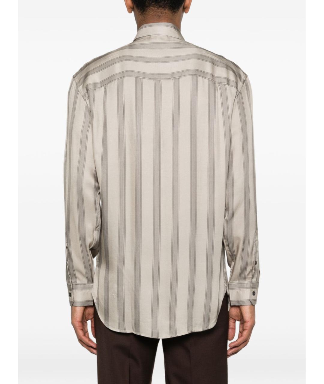 GIORGIO ARMANI Бежевая кэжуал рубашка, фото 3
