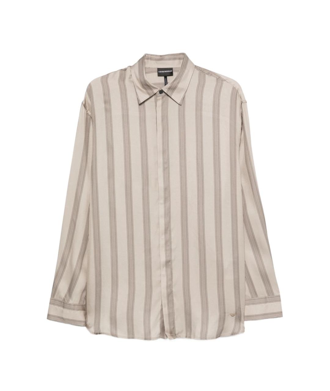 GIORGIO ARMANI Бежевая кэжуал рубашка, фото 1