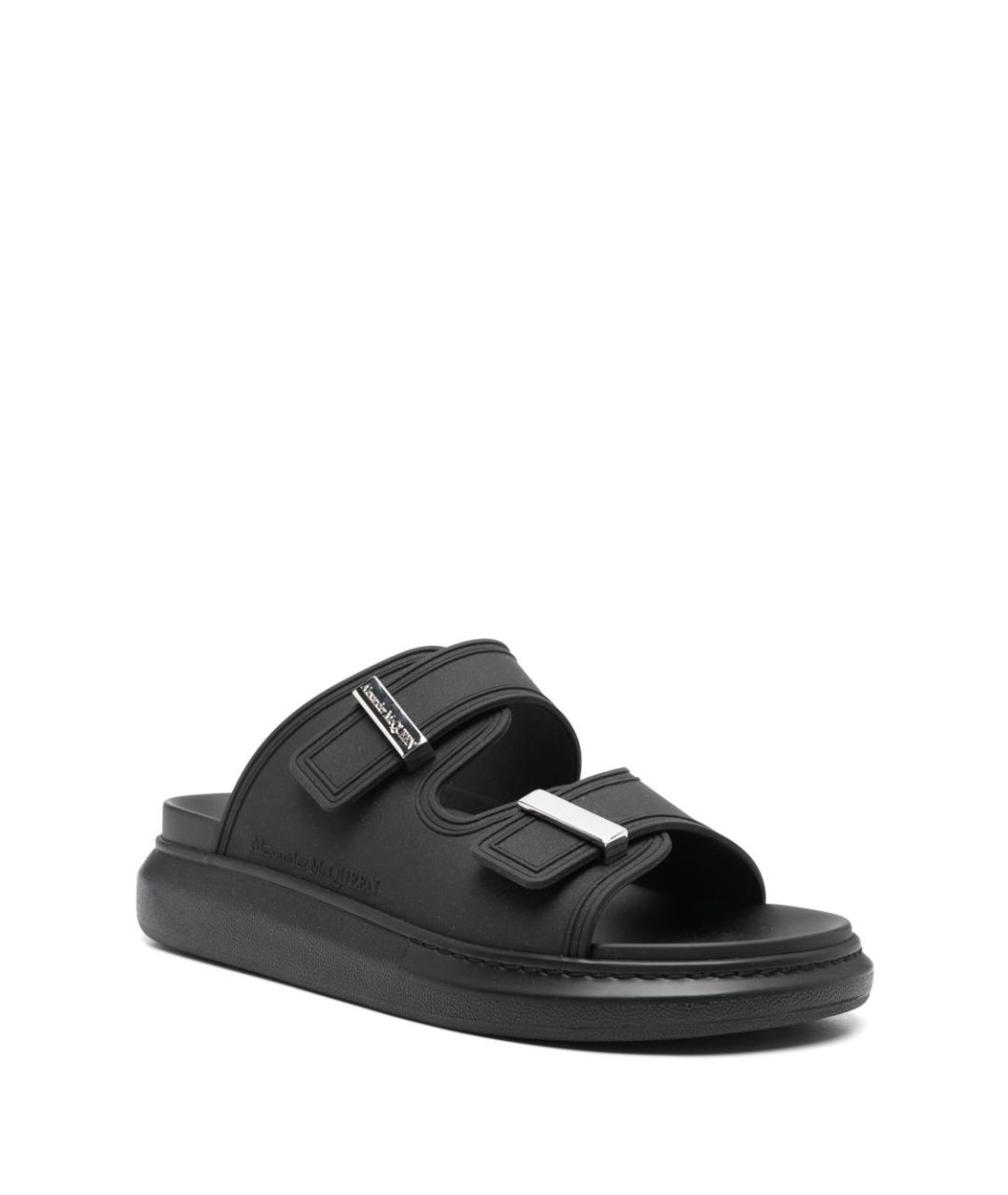 ALEXANDER MCQUEEN Черные сандалии, фото 3