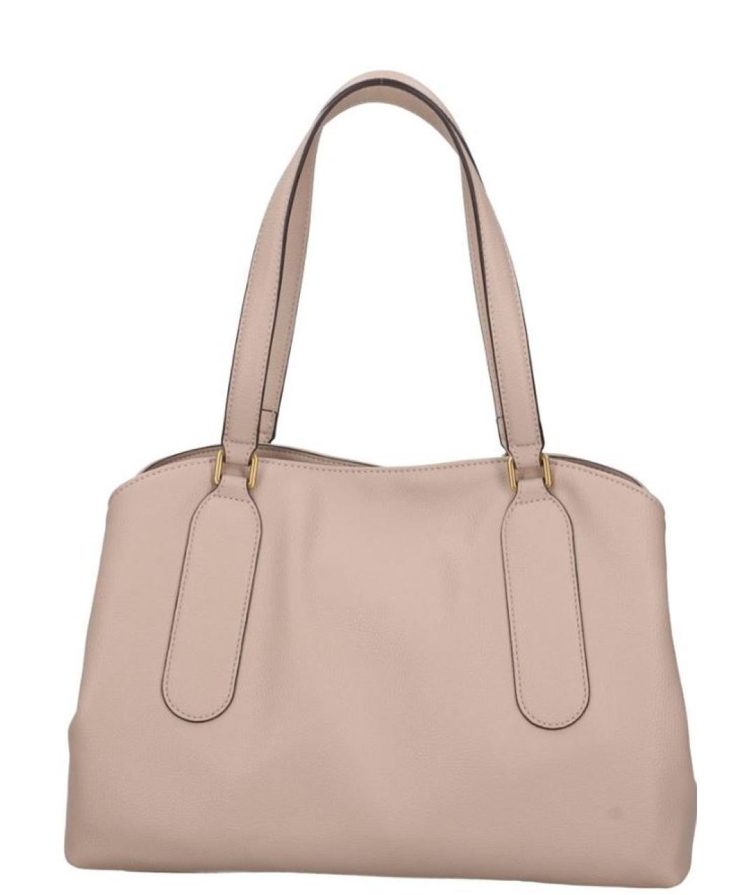 LIU JO Бежевая сумка с короткими ручками из искусственной кожи, фото 2