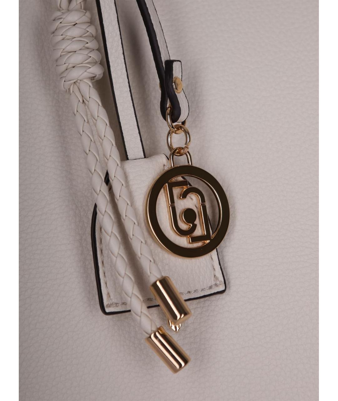 LIU JO Белая сумка тоут из искусственной кожи, фото 3