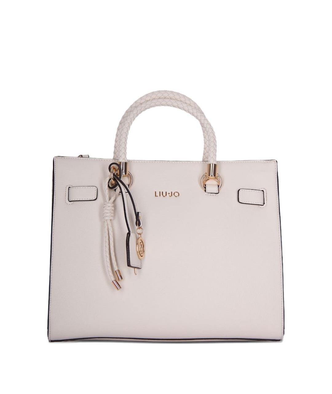 LIU JO Белая сумка тоут из искусственной кожи, фото 1