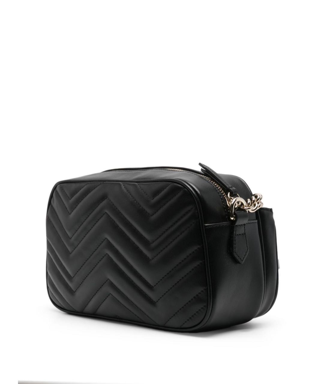 GUCCI Черная кожаная сумка через плечо, фото 6