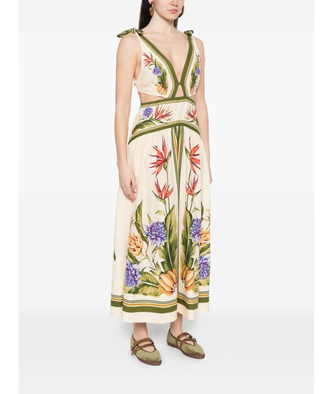 FARM RIO Мульти льняной сарафан, фото 4