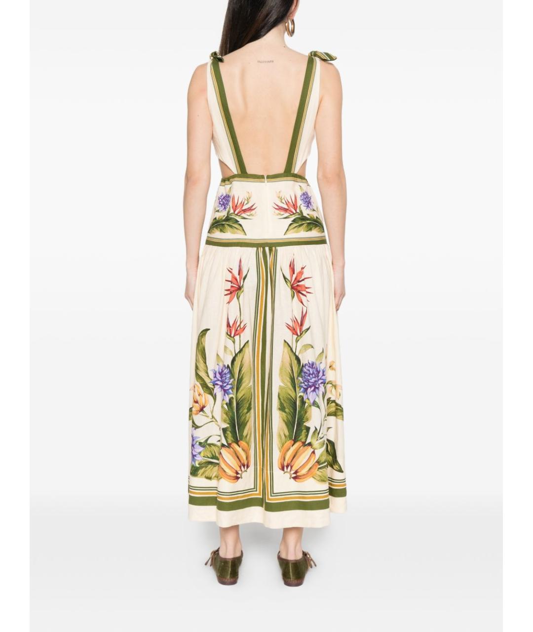 FARM RIO Мульти льняной сарафан, фото 5