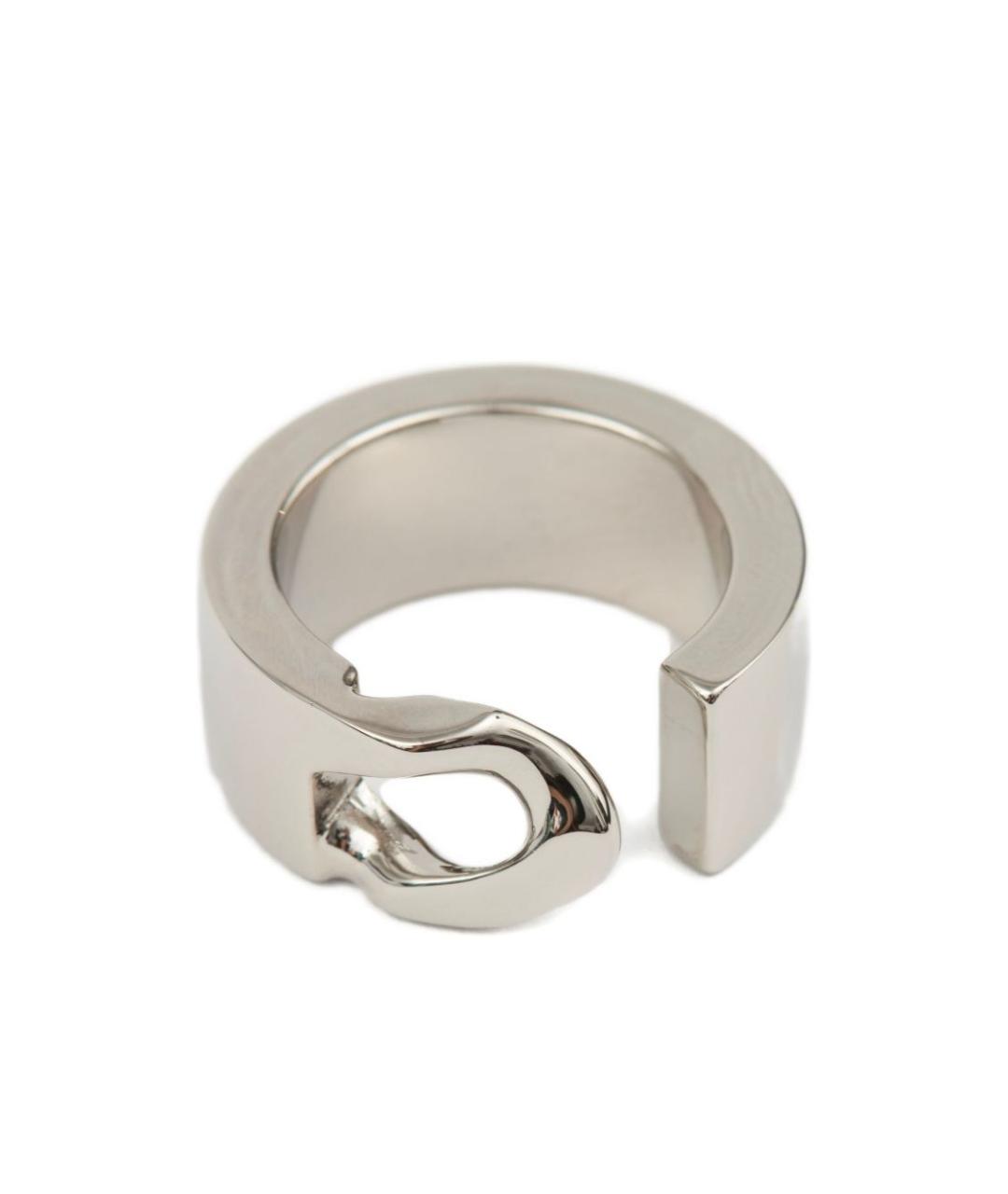 MM6 MAISON MARGIELA Серебряное металлическое кольцо, фото 1