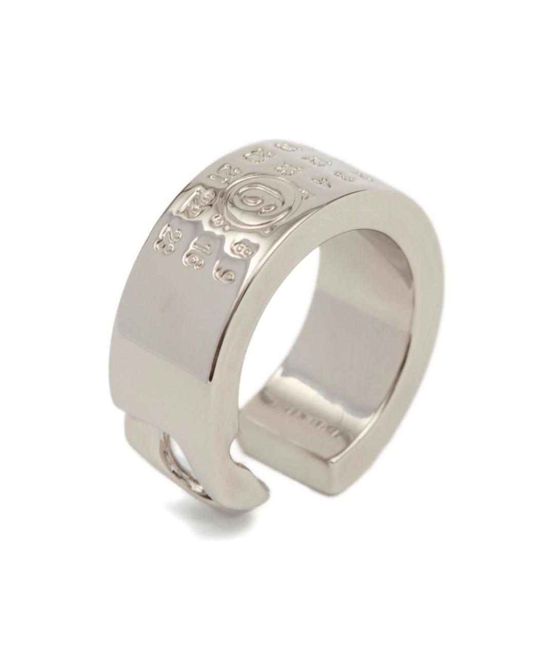 MM6 MAISON MARGIELA Серебряное металлическое кольцо, фото 3