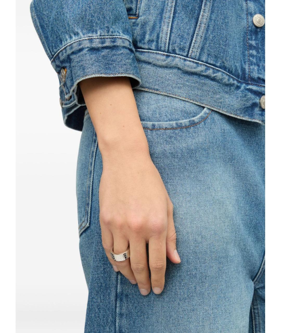 MM6 MAISON MARGIELA Серебряное металлическое кольцо, фото 4