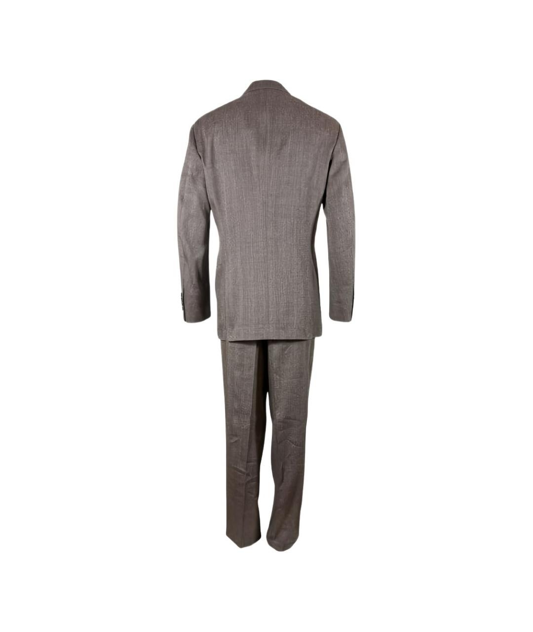 BRUNELLO CUCINELLI Коричневый классический костюм, фото 3