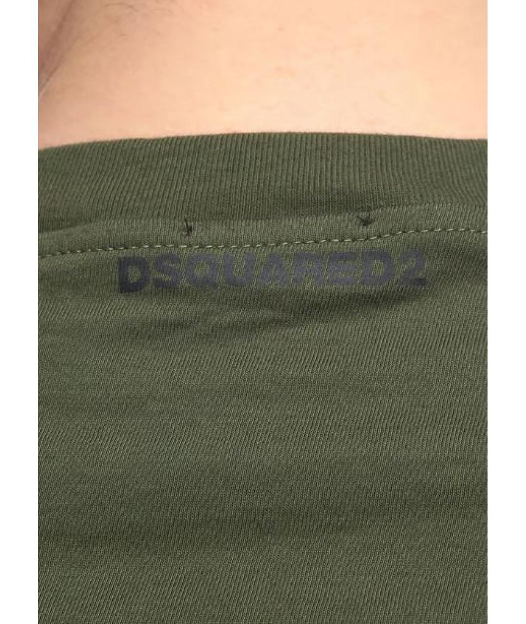 DSQUARED2 Хаки футболка, фото 2