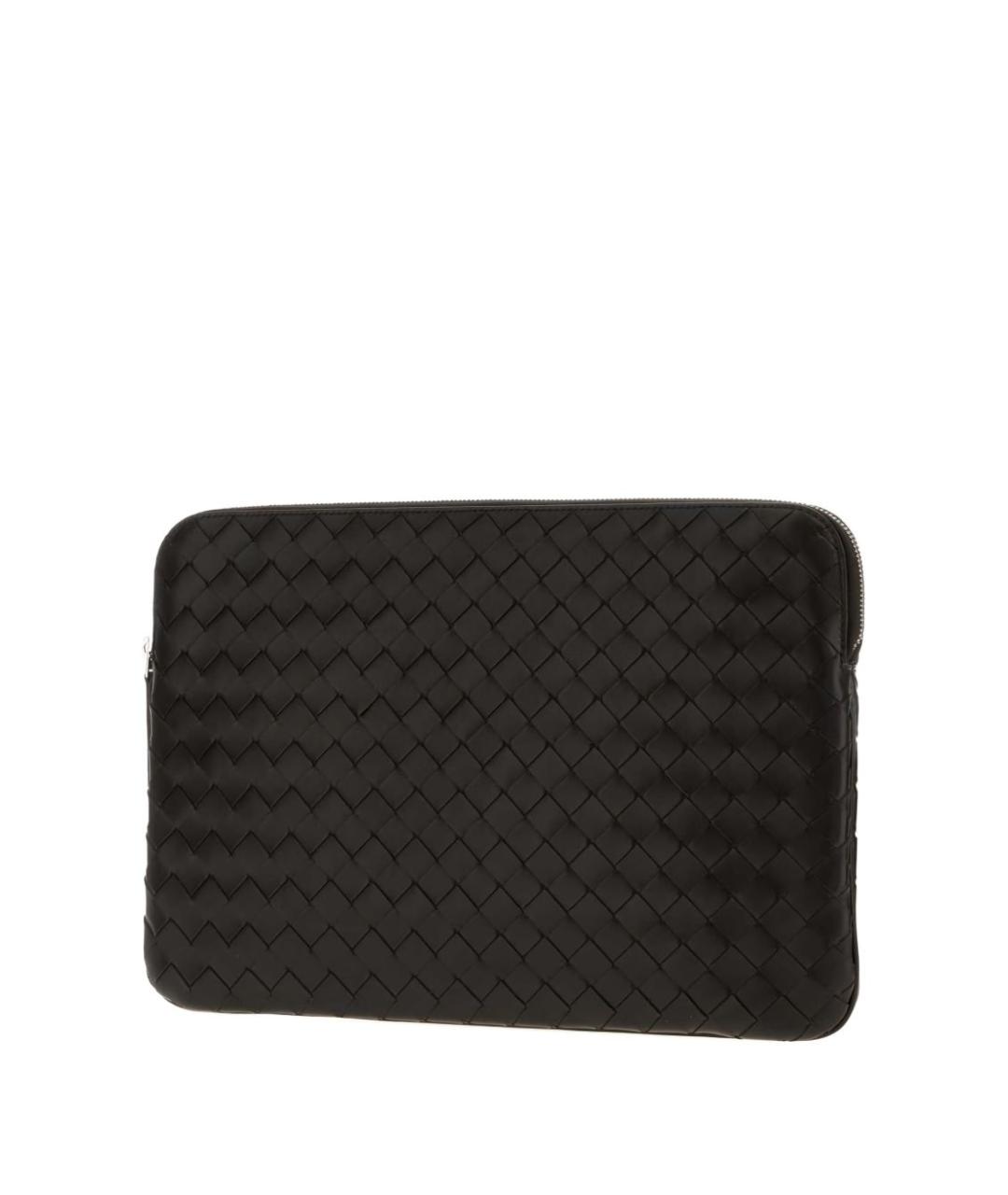 BOTTEGA VENETA Коричневая кожаная барсетка, фото 4