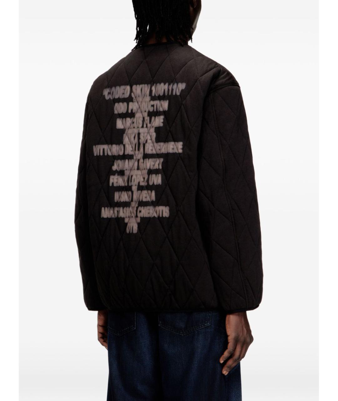 DIESEL Коричневая полиэстеровая куртка, фото 2