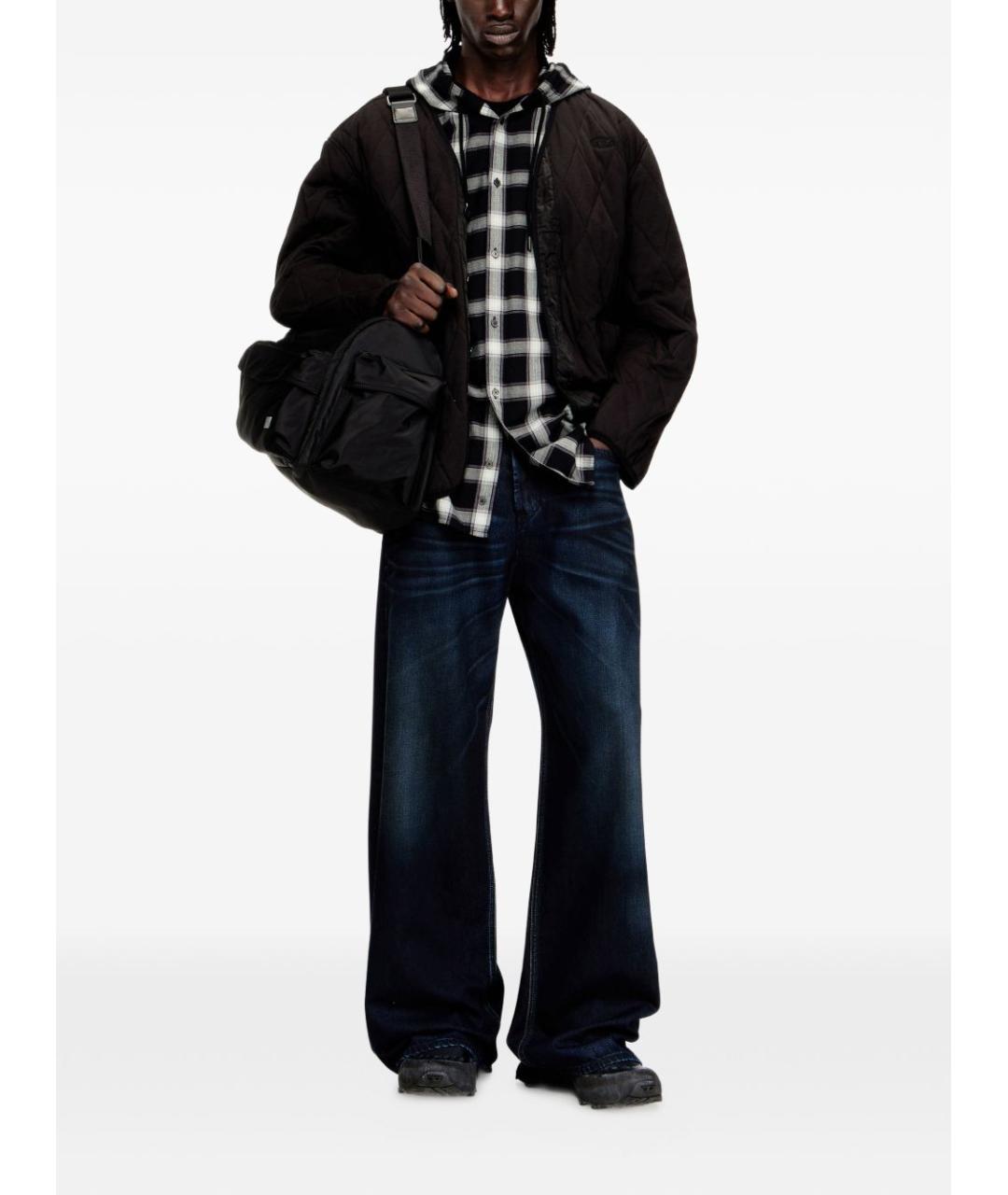 DIESEL Коричневая полиэстеровая куртка, фото 4