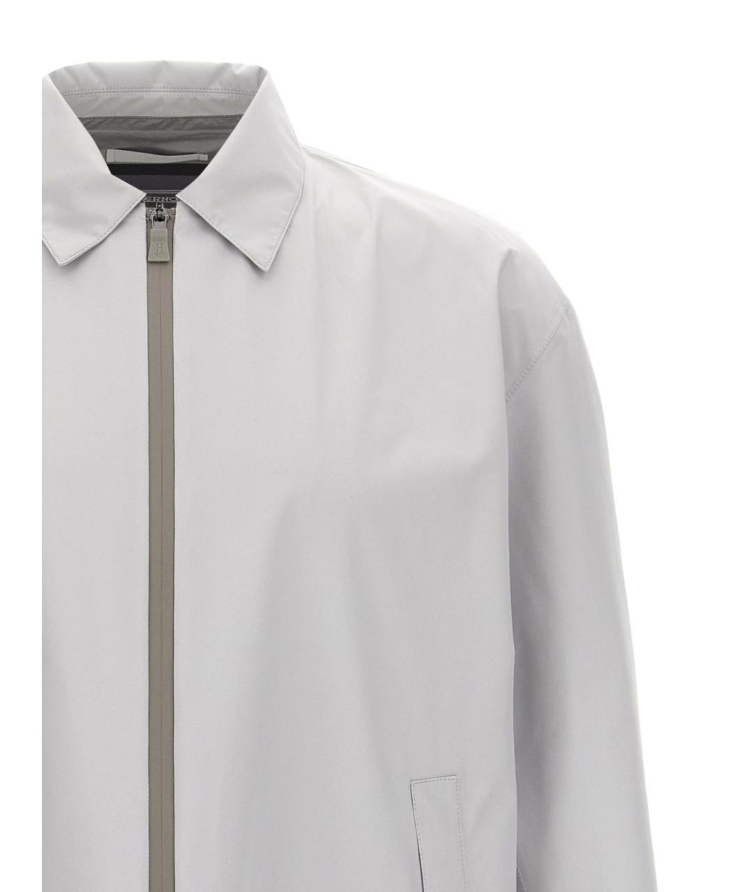 HERNO Серая полиэстеровая куртка, фото 2