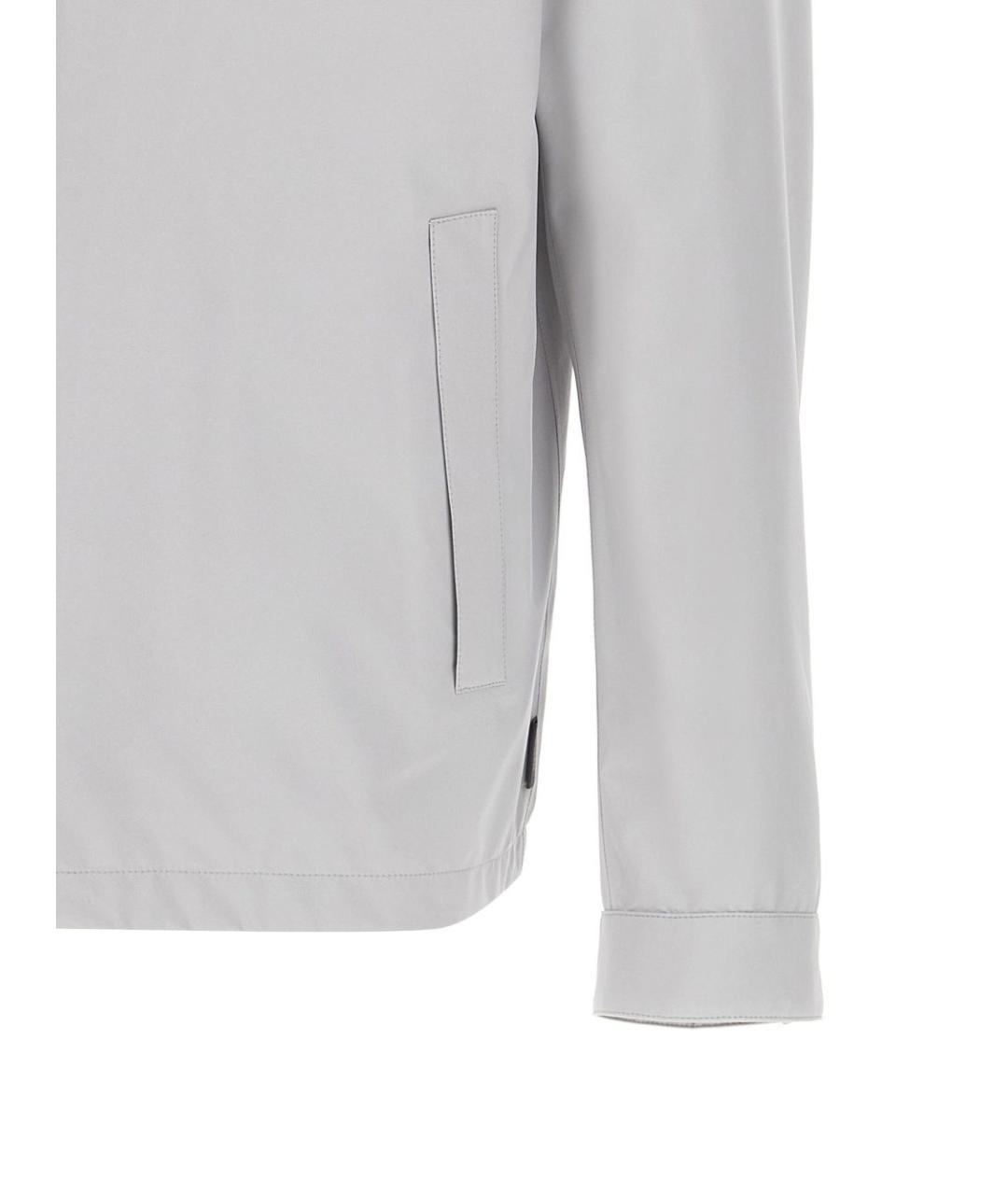 HERNO Серая полиэстеровая куртка, фото 3