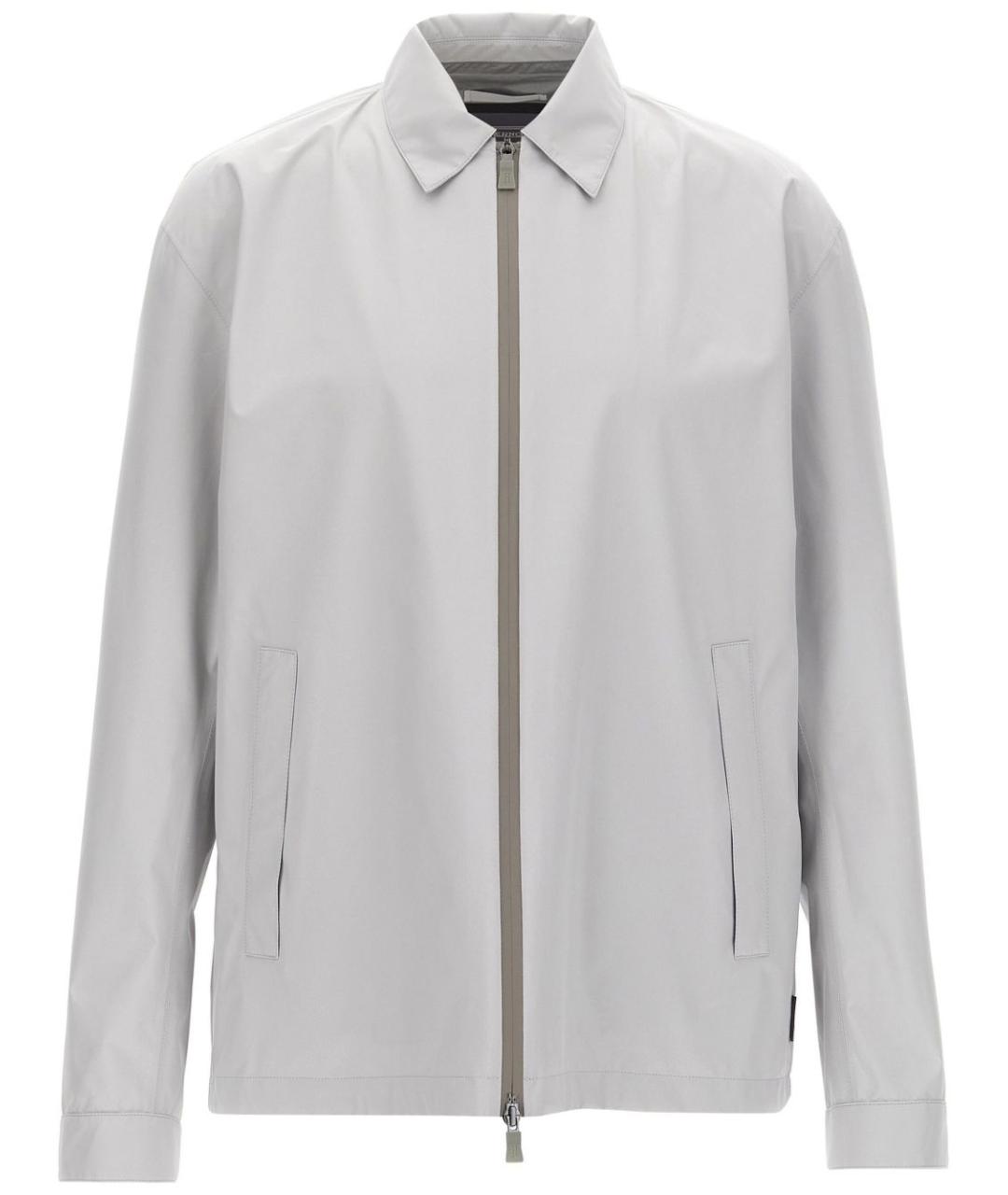 HERNO Серая полиэстеровая куртка, фото 1