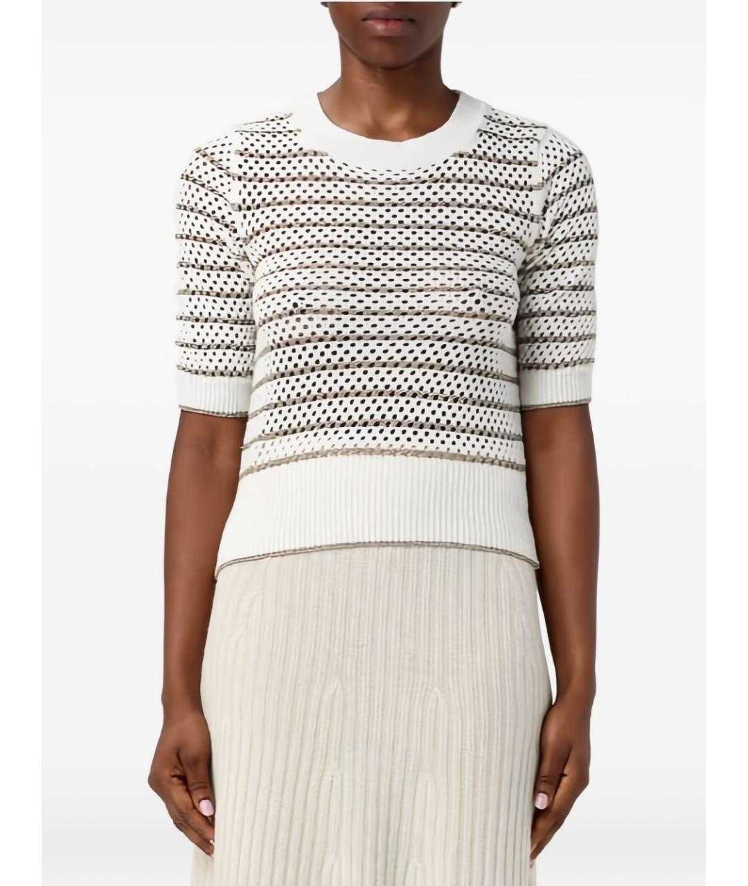 TWIN-SET Зеленый хлопковый джемпер / свитер, фото 4