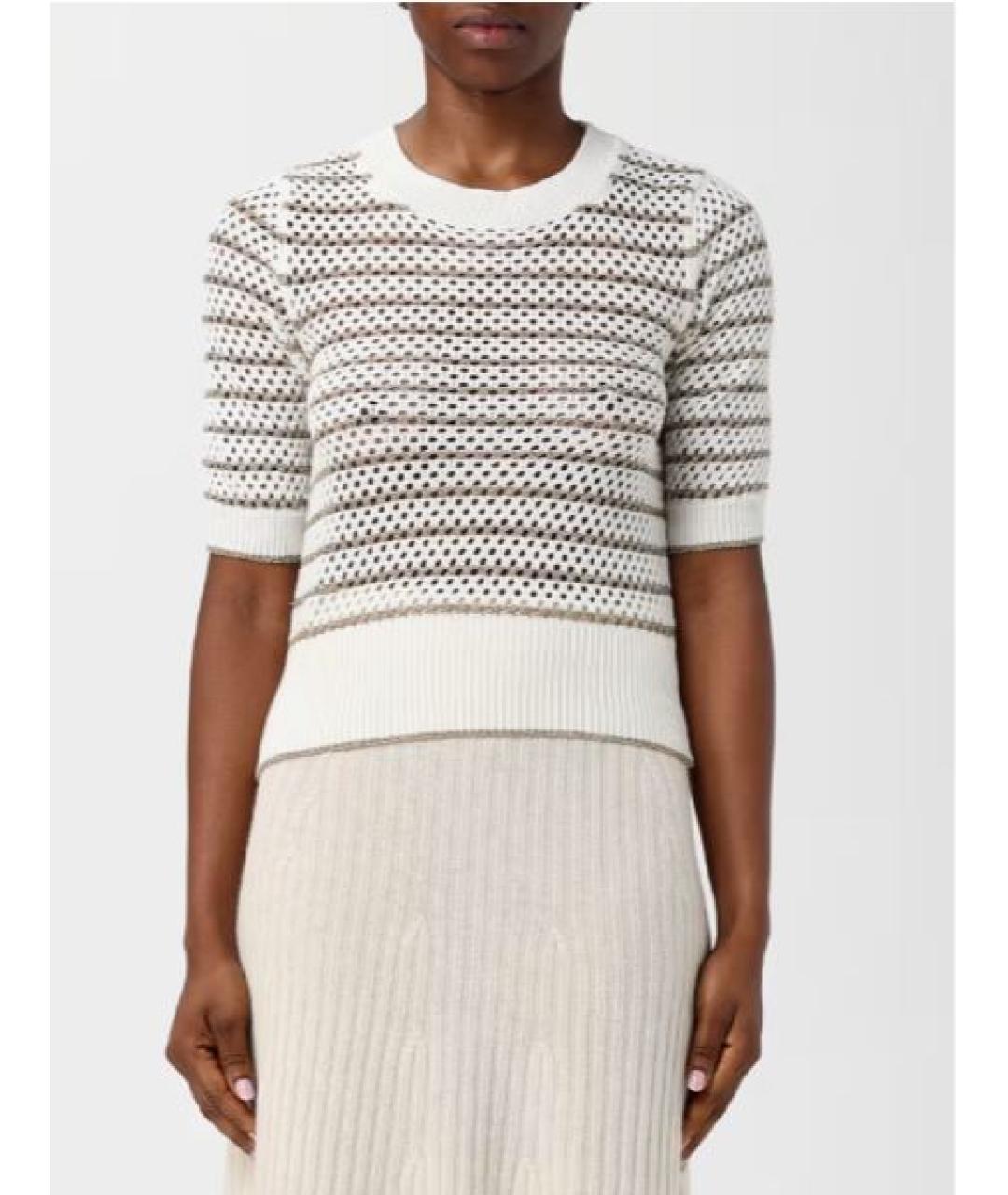 TWIN-SET Зеленый хлопковый джемпер / свитер, фото 2