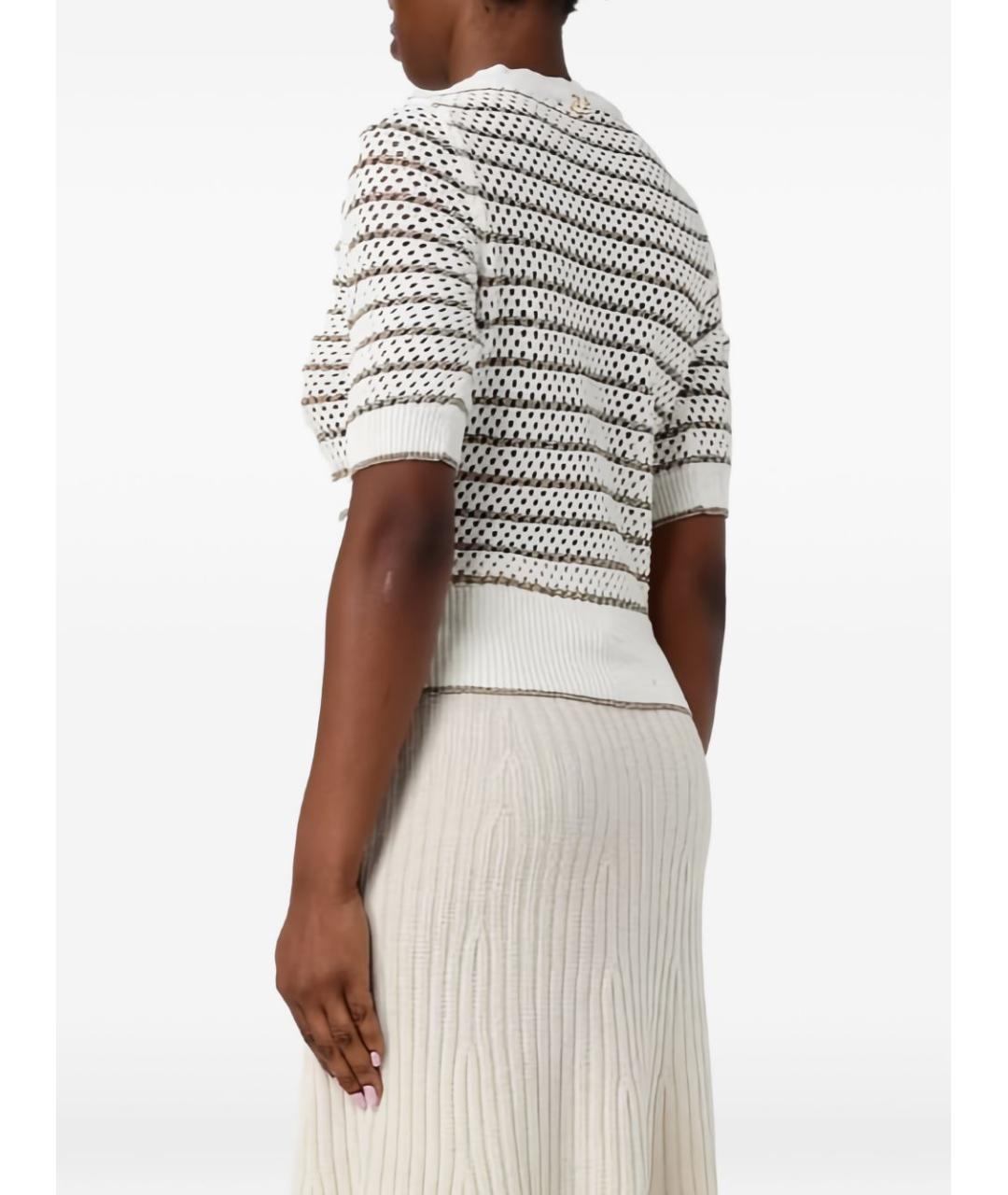 TWIN-SET Зеленый хлопковый джемпер / свитер, фото 5