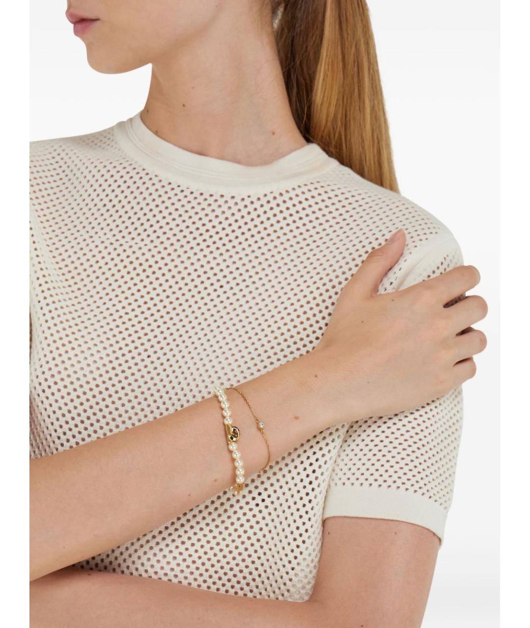 FERRAGAMO Золотой металлический браслет, фото 2