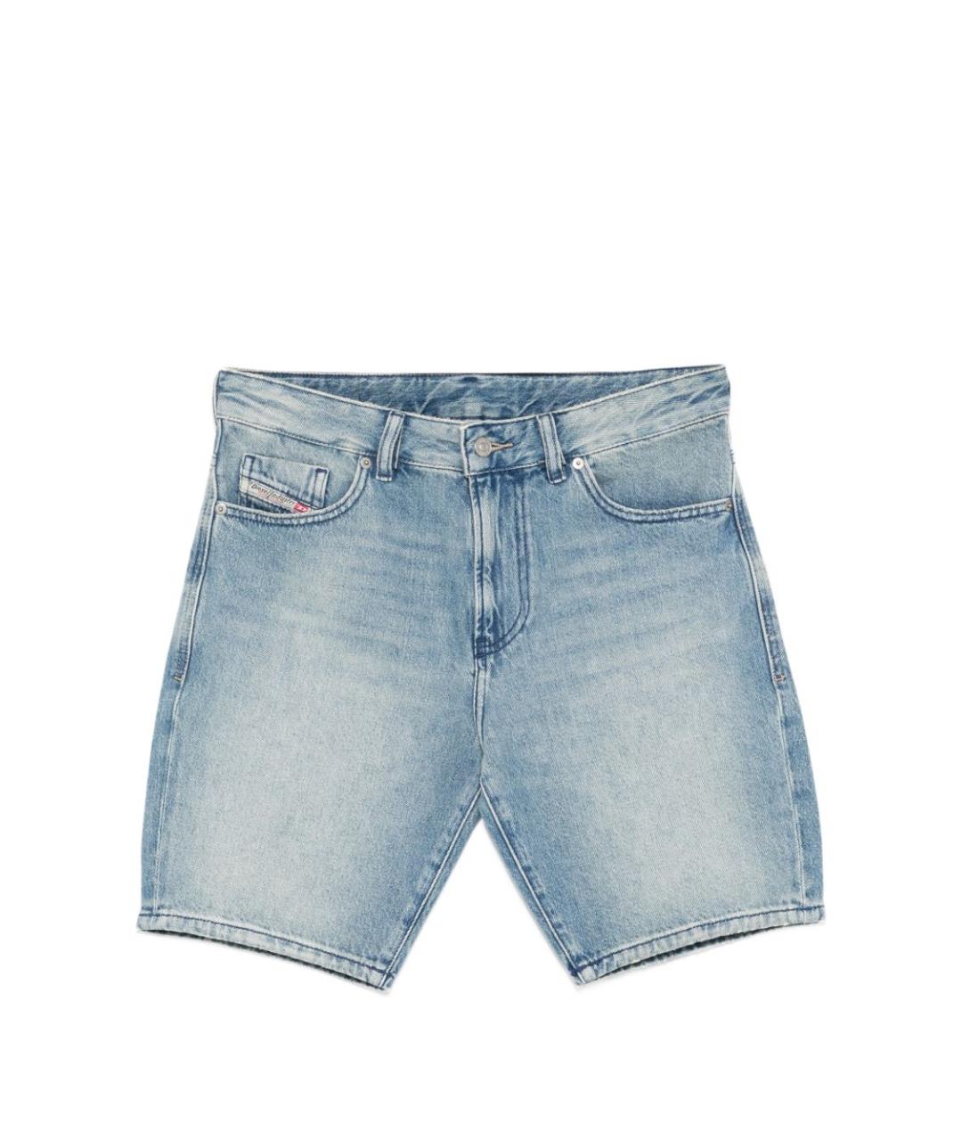 DIESEL Голубые хлопковые шорты, фото 1
