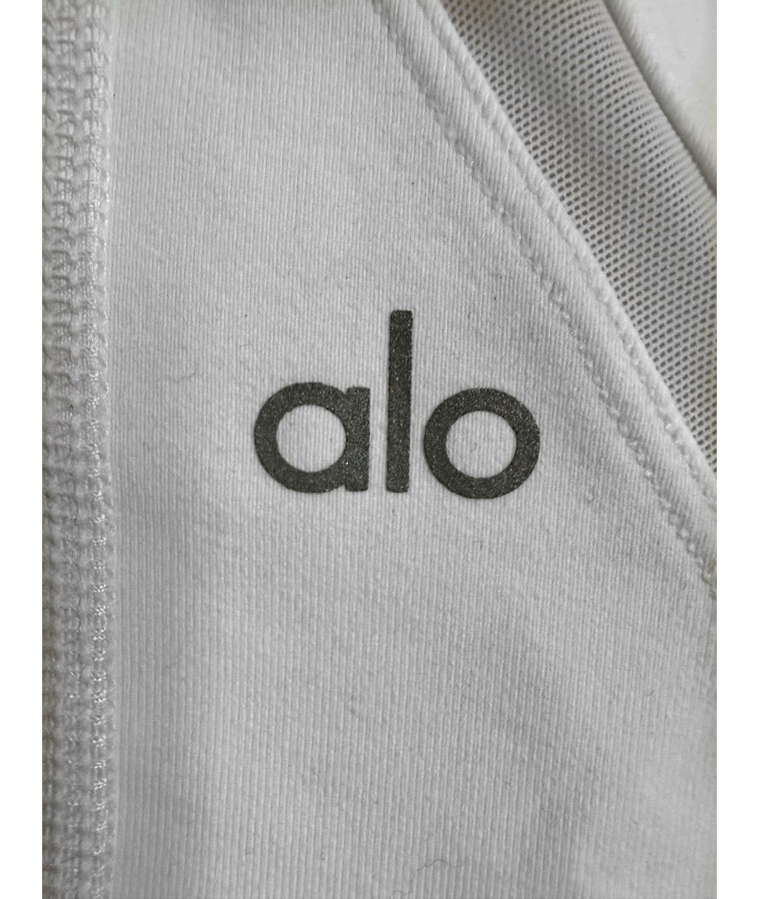 ALO YOGA Белые леггинсы и велосипедки, фото 3