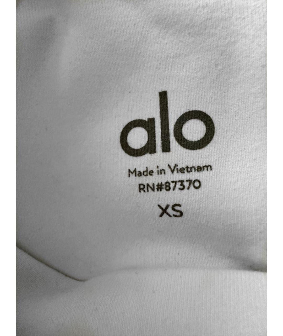 ALO YOGA Белые леггинсы и велосипедки, фото 4