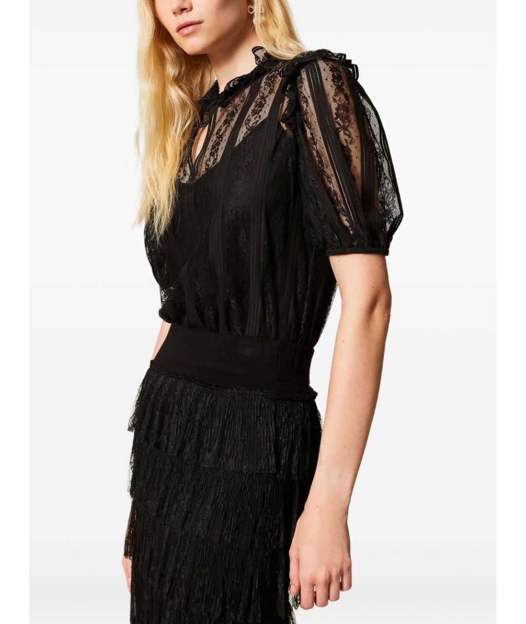 TWIN-SET Черная блузы, фото 4