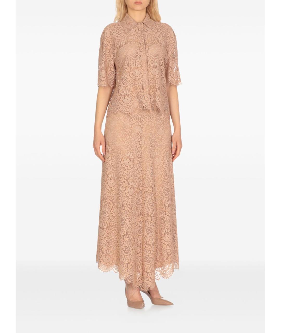 D.EXTERIOR Бежевая полиамидовая блузы, фото 4