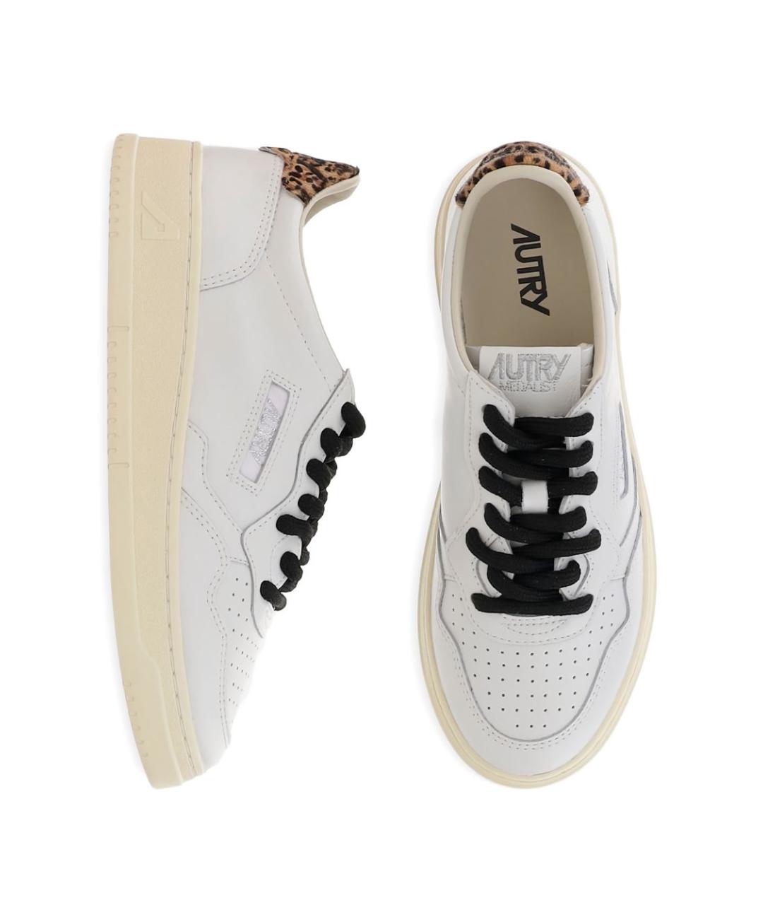 AUTRY Белые кожаные кеды, фото 4