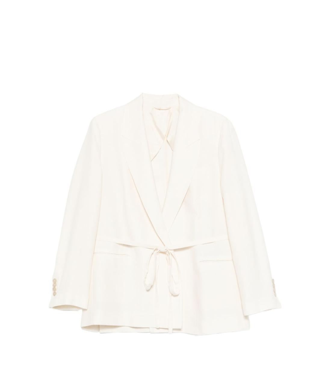 SEVENTY Бежевый вискозный жакет/пиджак, фото 1