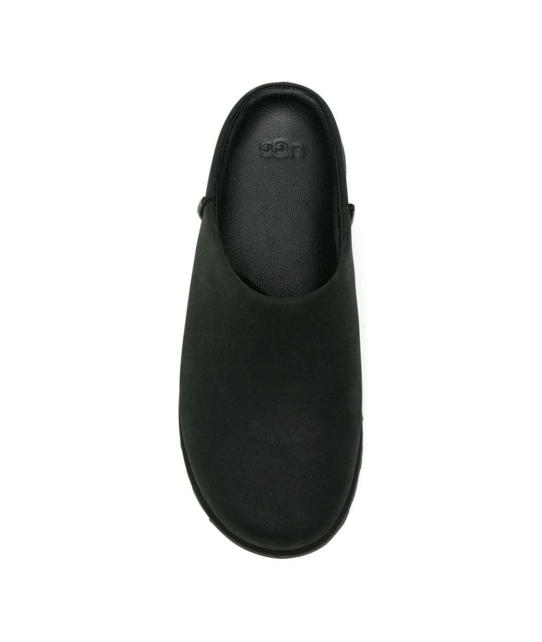 UGG AUSTRALIA Черные замшевые мюли, фото 2