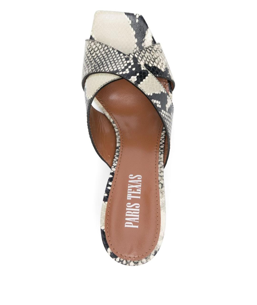 PARIS TEXAS Мульти кожаные мюли, фото 3