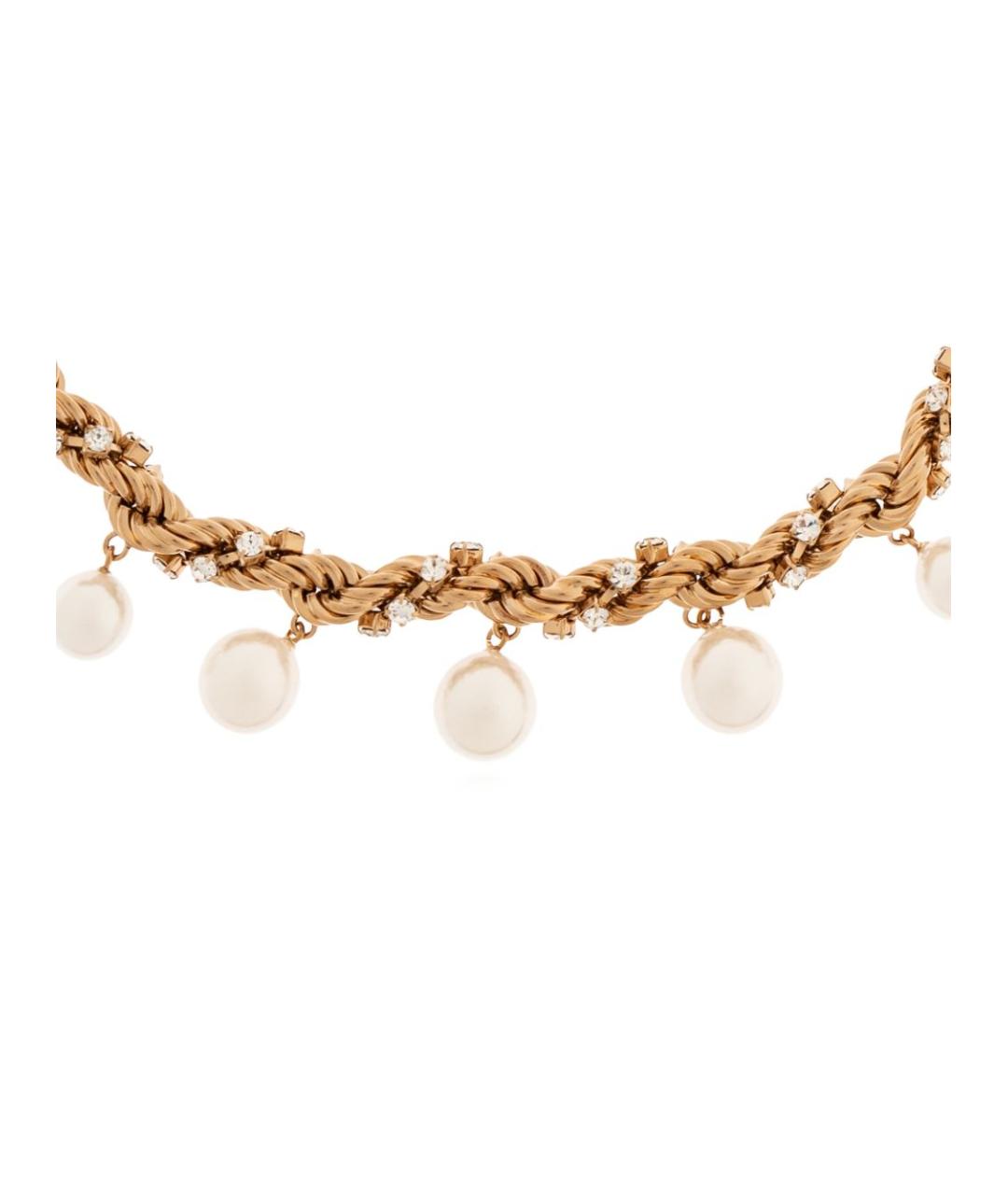 MARNI Золотое металлическое колье, фото 2