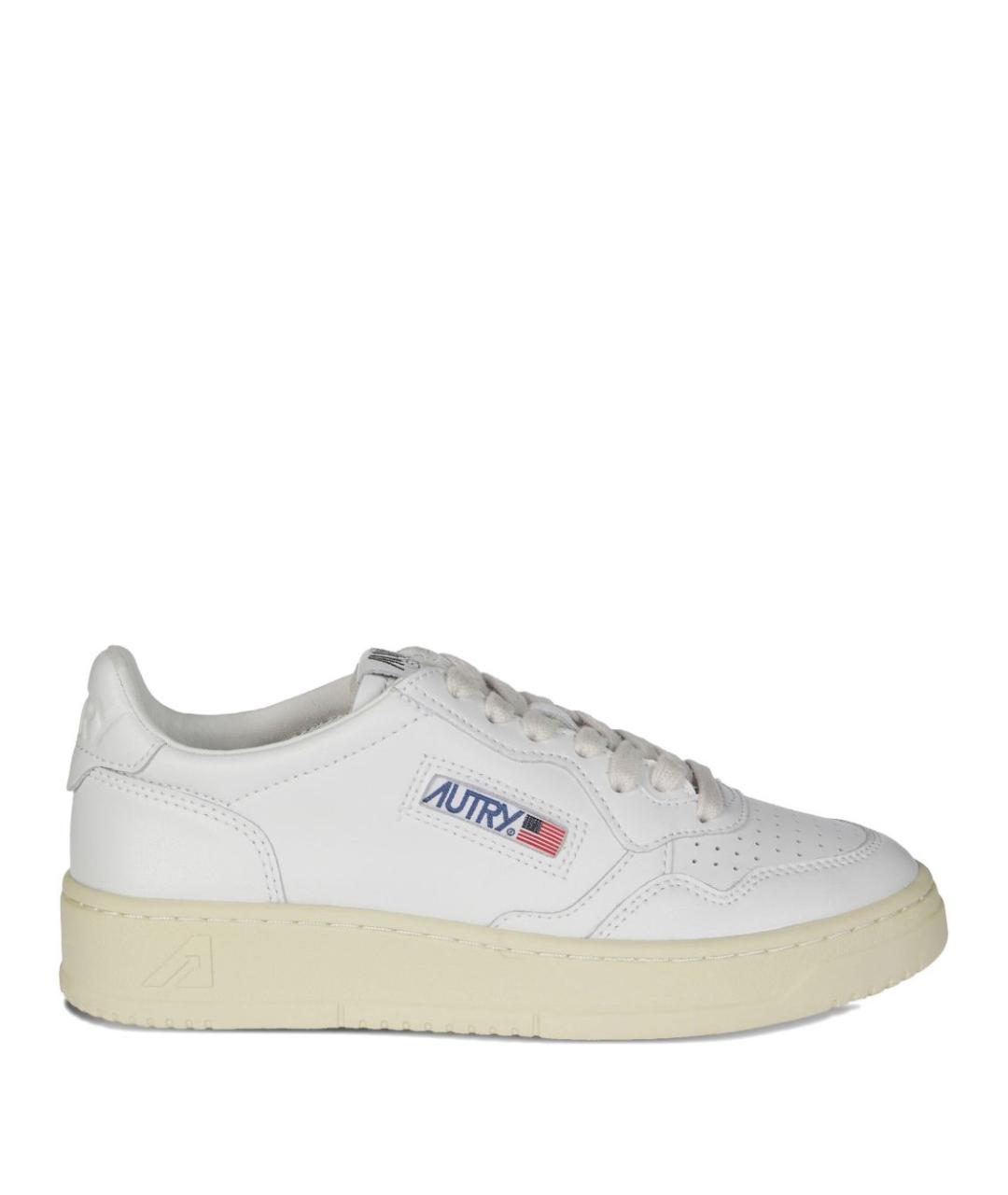 AUTRY Белые кожаные кеды, фото 1