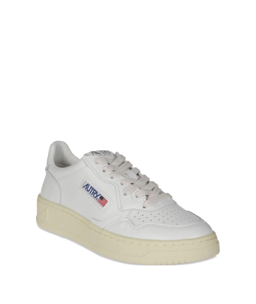 AUTRY Белые кожаные кеды, фото 3