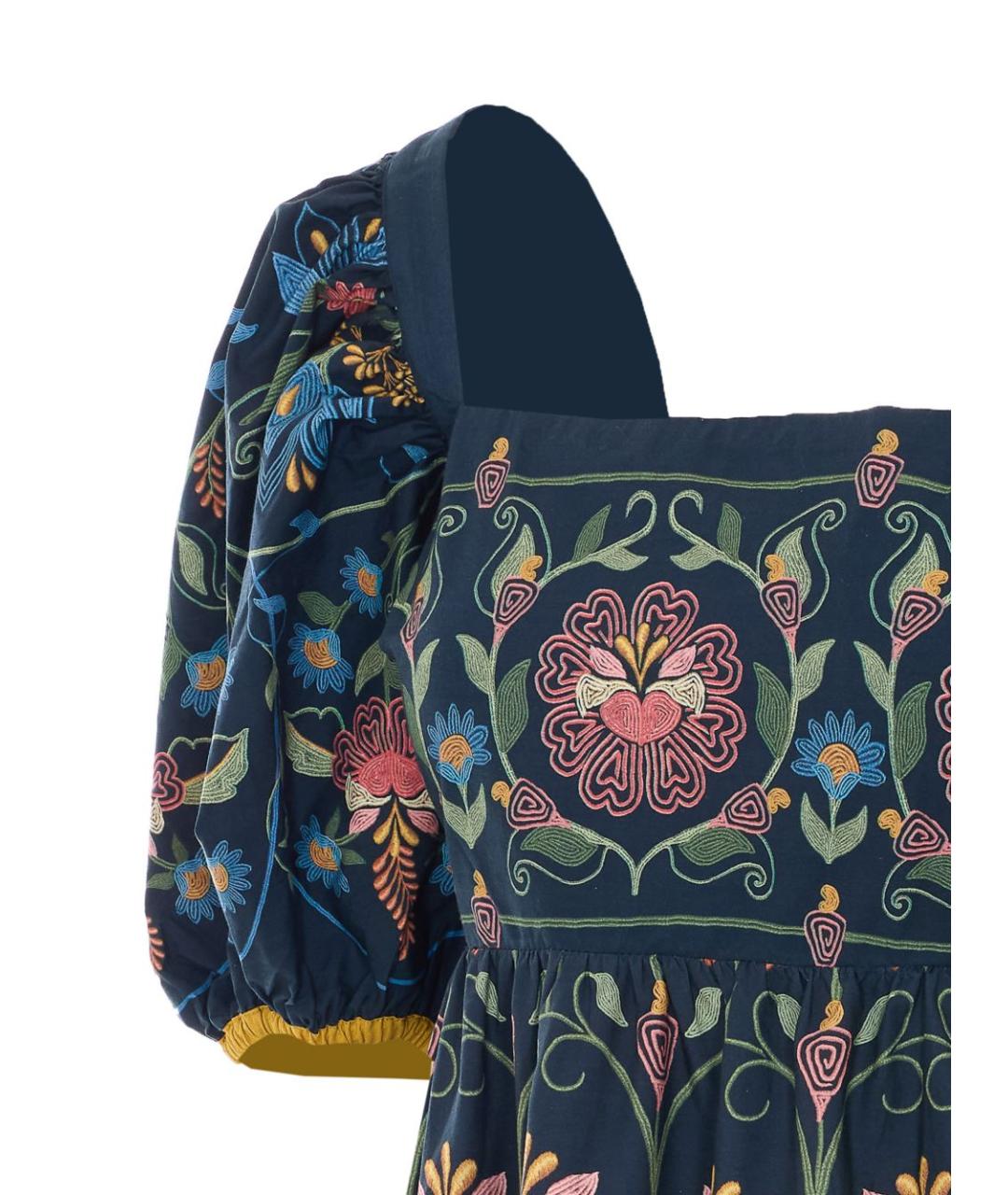 FARM RIO Мульти хлопковое повседневное платье, фото 4